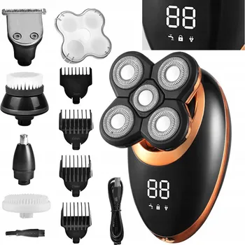 Holicí strojek V316 5v1HOLICÍ STROJEK PÁNSKÝ HOLICÍ STROJEK ZASTŘIHOVAČ NOSU UŠÍ USB VOUSŮ