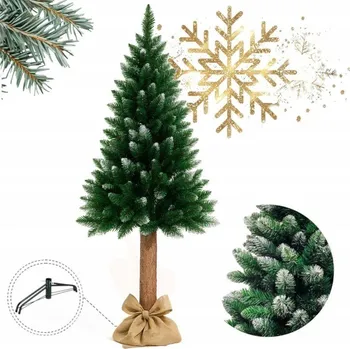 Vánoční stromek Umělý vánoční stromeček Ecarla 161 - 180 cm