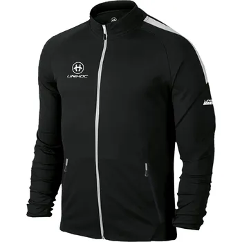 Pánské oblečení Unihoc Tracksuit jacket TECHNIC Tepláková bunda 150 cm, černá / bílá