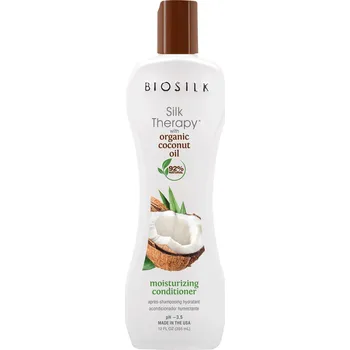 BioSilk Organic Coconut Oil Moisturizing Conditioner hydratační kondicioner s kokosovým olejem 355 ml