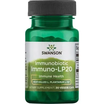 Swanson Immunobiotic Immuno-LP20 Doplněk stravy s probiotiky 30 ks, vegetariánská kapsle, 50 mg