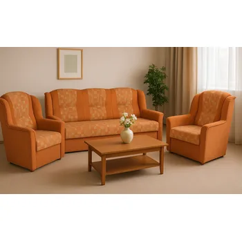 Sedací souprava FALCO Sedací souprava Pohoda 3+1+1 cihlový vzor