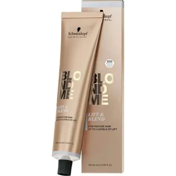Barva na vlasy Schwarzkopf Professional BlondME Lift & Blend zesvětlující a tónovací barva pro zralé blond vlasy 60 ml, Ice Irisé