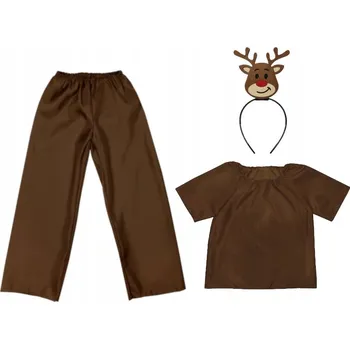 Karnevalový kostým KOSTÝM SOB KOSTÝM JELÍNEK SET RUDOLF KALHOTY ČELENKA 98-110 4el