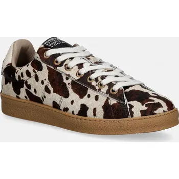 Pánské tenisky Kožené tenisky AllSaints Leon Sneaker W060FE béžová 01X, EUR 41