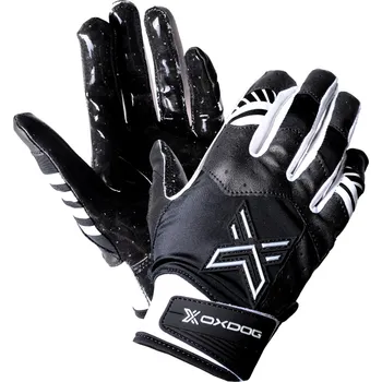 Florbalový chránič Oxdog XGUARD TOP GOALIE GLOVE SILICON Black Brankářské rukavice XL, černá