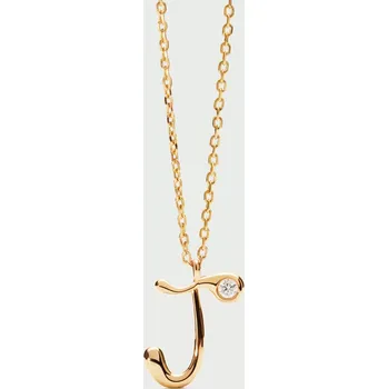 Náhrdelník PDPAOLA Zlatý náhrdelník s iniciálem J