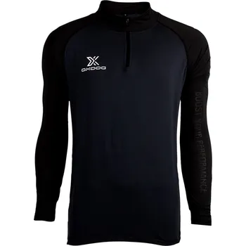 Pánská mikina Oxdog WINTON PRO LS WARMUP JERSEY Sportovní triko s dlouhým rukávem 164 cm, černá