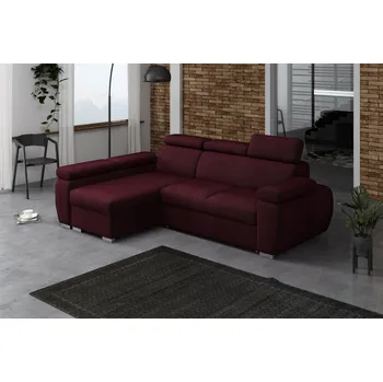 Sedací souprava FALCO Rohová sedací souprava Brooklyn levá vínová