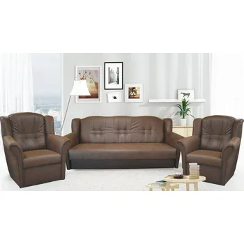 Sedací souprava FALCO Sedací souprava Krista 3+1+1 watusi hnědá