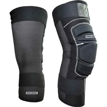 Florbalový chránič Zone floorball Monster Chrániče kolen XS / S, černá