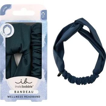 Módní doplněk Invisibobble Bandeau Azur látková čelenka do vlasů 1 ks, Azure