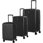 set kufrů CATERPILLAR Industrial Plate, 3 dílný set černý