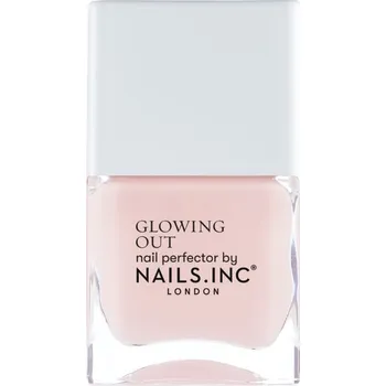 Přípravek na nehty Nails Inc. London Glowing dlouhotrvající lak na nehty s duhovými perlami 14 ml, Glow With The Flow