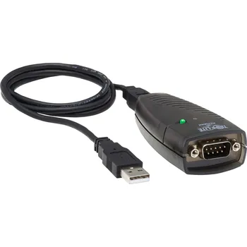 Počítač Adaptér USB-A / RS232 (DB9), Samec/Samec, 0.91m USA-19HS