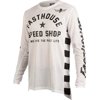 Moto dres Fasthouse Youth Originals Air Cooled Jersey White Velikost: YM 2712-1022