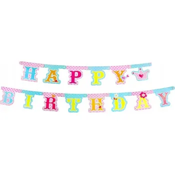 Narozeninový banner Happy Birthday Princezna