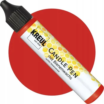 Svíčka Fix na svíčky Kreul Candle Pen ČERVENÝ pro malování vosku, svíček a mýdel