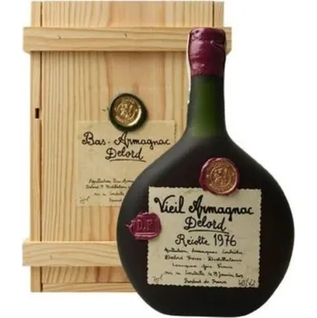 Brandy Armagnac Delord 1976 0,7l 40% Dřevěný box
