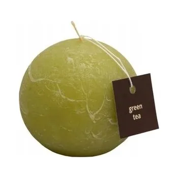 Svíčka Vonná svíčka Pro-Candle Koule 8 cm Čerstvá Tráva Zelená Rustic 34h