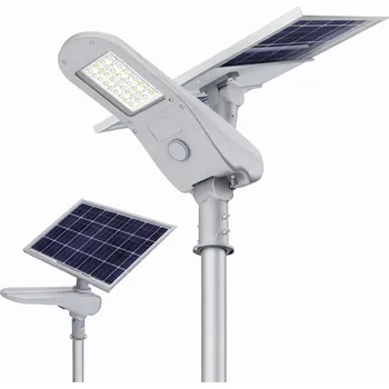 Venkovní osvětlení Rozsvítíme svět LED solární pouliční osvětlení FC-20G 20W 3600lm panel 120W LiFePO4 307,2Wh Barva světla: Teplá bílá