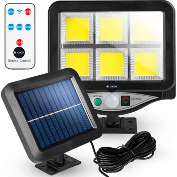 Venkovní osvětlení ZAHRADNÍ SOLÁRNÍ LAMPA ULICE VENKOVNÍ LED SE SENZOREM POHYBU A SOUMRAKU