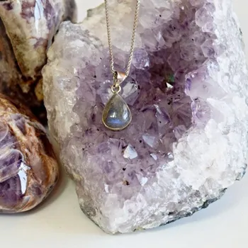 Přívěsek PŘÍVĚSEK LABRADORIT STŘÍBRO 925