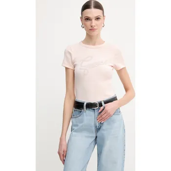 Pánské tričko Tričko Guess W6RI22.KA0H1 růžová 30X, vel. XXL