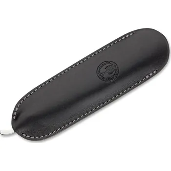 Příbor Černé kožené pouzdro BÖKER SOLINGEN Pouzdro na břitvu kožené černé
