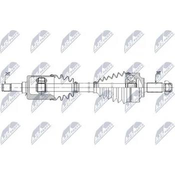Poloosa kola Hnací hřídel - poloosa NTY NPW-ME-187