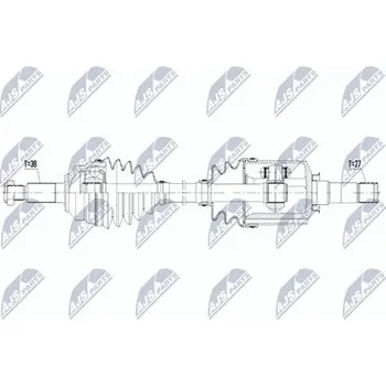 Poloosa kola Hnací hřídel - poloosa NTY NPW-FR-199