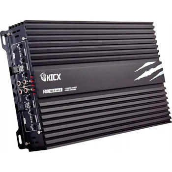 Hi-Fi Zesilovač KICX RX 120.4 ver.2 - 4kanálový zesilovač 4x120/180W, 2x360W RMS, s vysokoúrovňovým vstupem