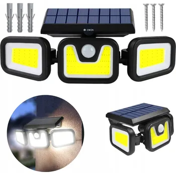 Venkovní osvětlení SOLÁRNÍ LAMPA LED 3v1 VENKOVNÍ ULICE ZAHRADNÍ SENZOR POHYBU A SOUMRAKU