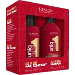 Revlon Professional Uniq One Treatment & Shampoo Duo Set sada regenerační péče pro vlasy bez vitality 1 ks