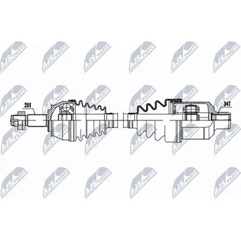 Poloosa kola Hnací hřídel - poloosa NTY NPW-PL-182
