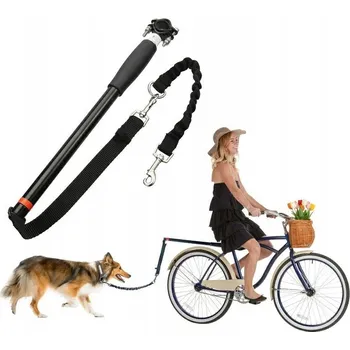 Vodítko pro psa Materiálové Vodítko na kolo Komtek 0,9 m