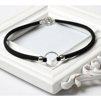 Náhrdelník Prosperk Náhrdelník Choker černý Propojení Barva: Zlatá