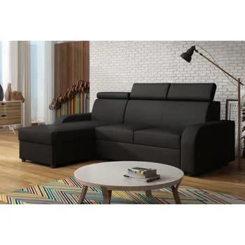 Sedací souprava FALCO Rohová sedací souprava Oslo UNI černá