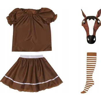 Karnevalový kostým Kostým koník sukně halenka čepice 98-110