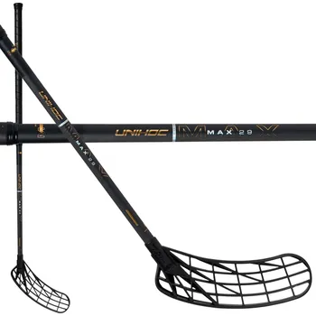 Florbal Unihoc UNILITE MAX TI 29 black/gold CLASSIC Florbalová hůl černá / zlatá, Pravá (pravá ruka dole), 100cm (=110cm)