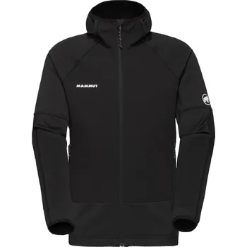 Pánské termoprádlo Pánská funkční mikina Mammut Massone ML Hooded Jacket Velikost: L / Barva: černá