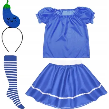 Karnevalový kostým KOSTÝM LILEK ZELENINA ČELENKA 98-110