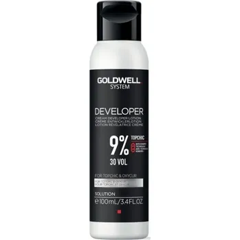 Barva na vlasy Goldwell System Cream Developer profesionální krémový vyvíječ 100 ml, 30 Vol. 9%