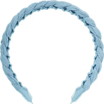 Módní doplněk Invisibobble Hairhalo Miss Denim nastavitelná čelenka do vlasů Miss Denim