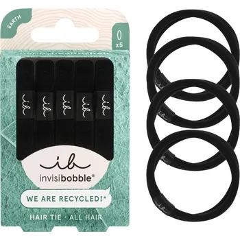 Invisibobble Earth Hair Tie gumička do vlasů pro šetrné a stylové účesy 5 ks, černá