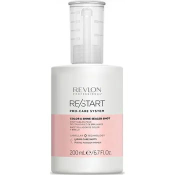 Vlasová regenerace Revlon Professional RE/START Color & Shine Shot dvoufázová kúra pro posílení barvených vlasů 200 ml