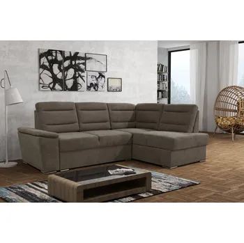 Sedací souprava FALCO Sedací souprava Minos pravá světle hnědá