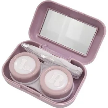Brýlová obroučka Cestovní krabička na kontaktní čočky - Fialová