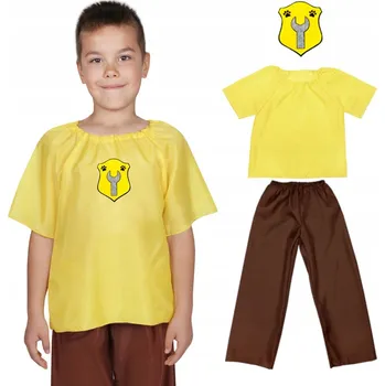 Karnevalový kostým KOSTÝM PEJSKA PEJSEK STAVEBNÍK BRONZ 98-110 4 dílků