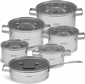 Hrnec Sada hrnců Edenberg nerezová ocel 12 ks